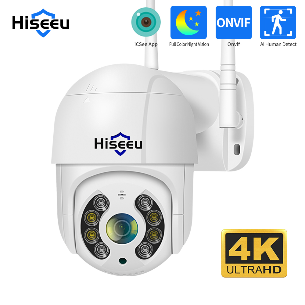 Hiseeu 2MP PTZ WIFI IP Kamera Speed Dome Outdoor 5X Digital Zoom 2MP 1080P Wilress Video CCTV Überwachungskameras iCsee