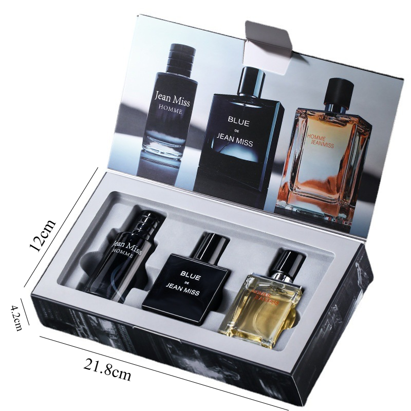 Men Wild Fragrance Set 30ml x 3 Eau de Toilette Gift Pack for Men Long-Lasting Masculine Scent for Daily Use & Special Occasions