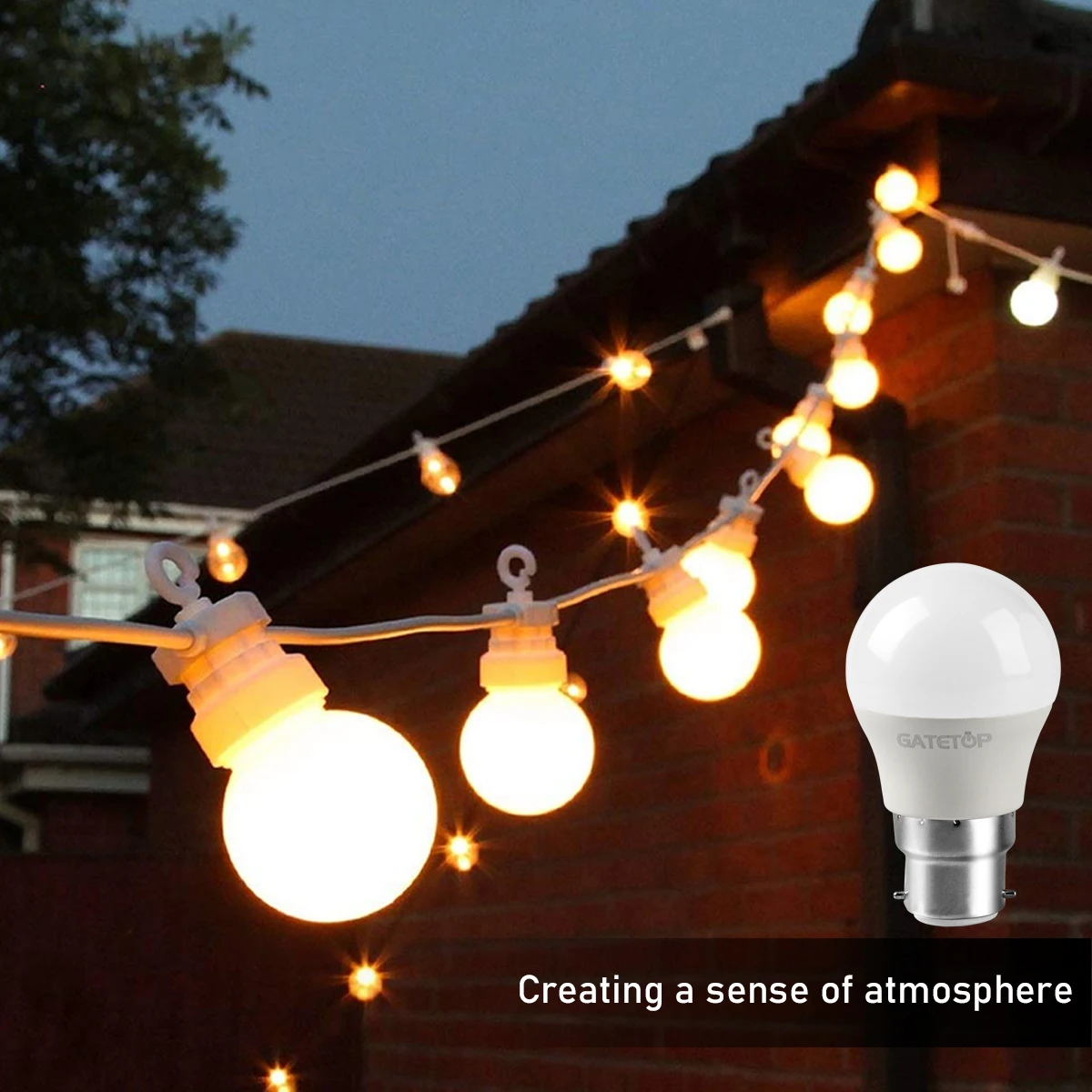 LED candle light mini bulb C37 G45 AC3P 110V AC220V E14 E27 B22 light head flicker-free 3W-7W suitable for office study lighting