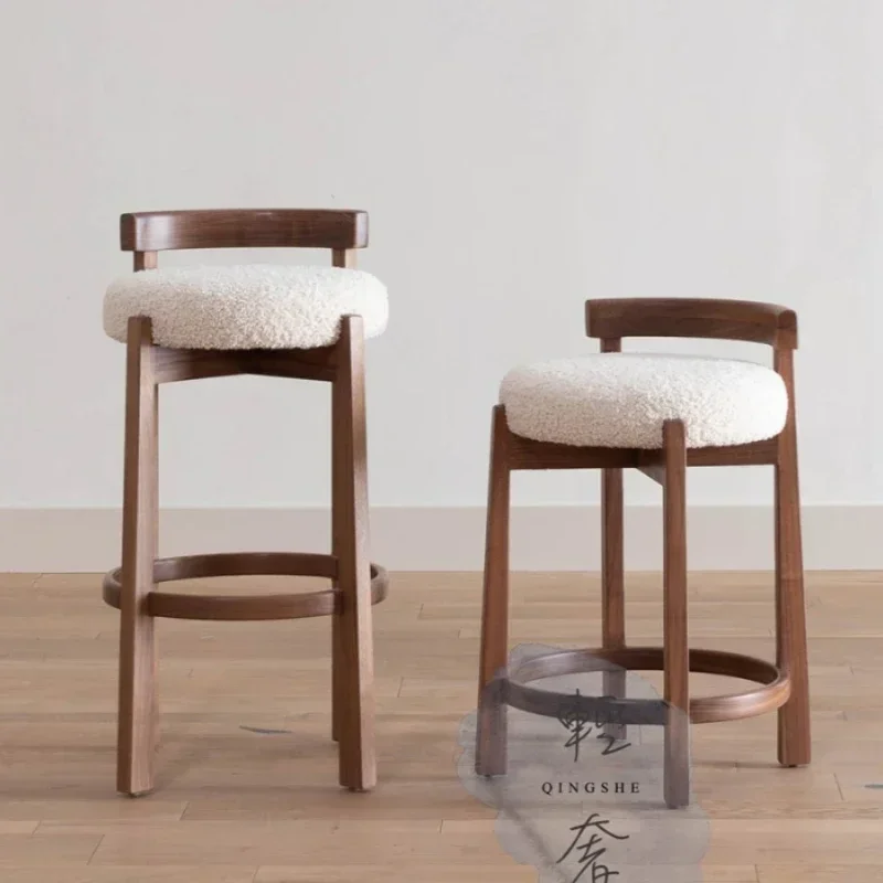 고급 하이우드 바 스툴, 모던 홈 미니멀리스트 디자이너 주방 카운터 스툴, 엑센트 실, 바 가구, 리셉션 XR50BY