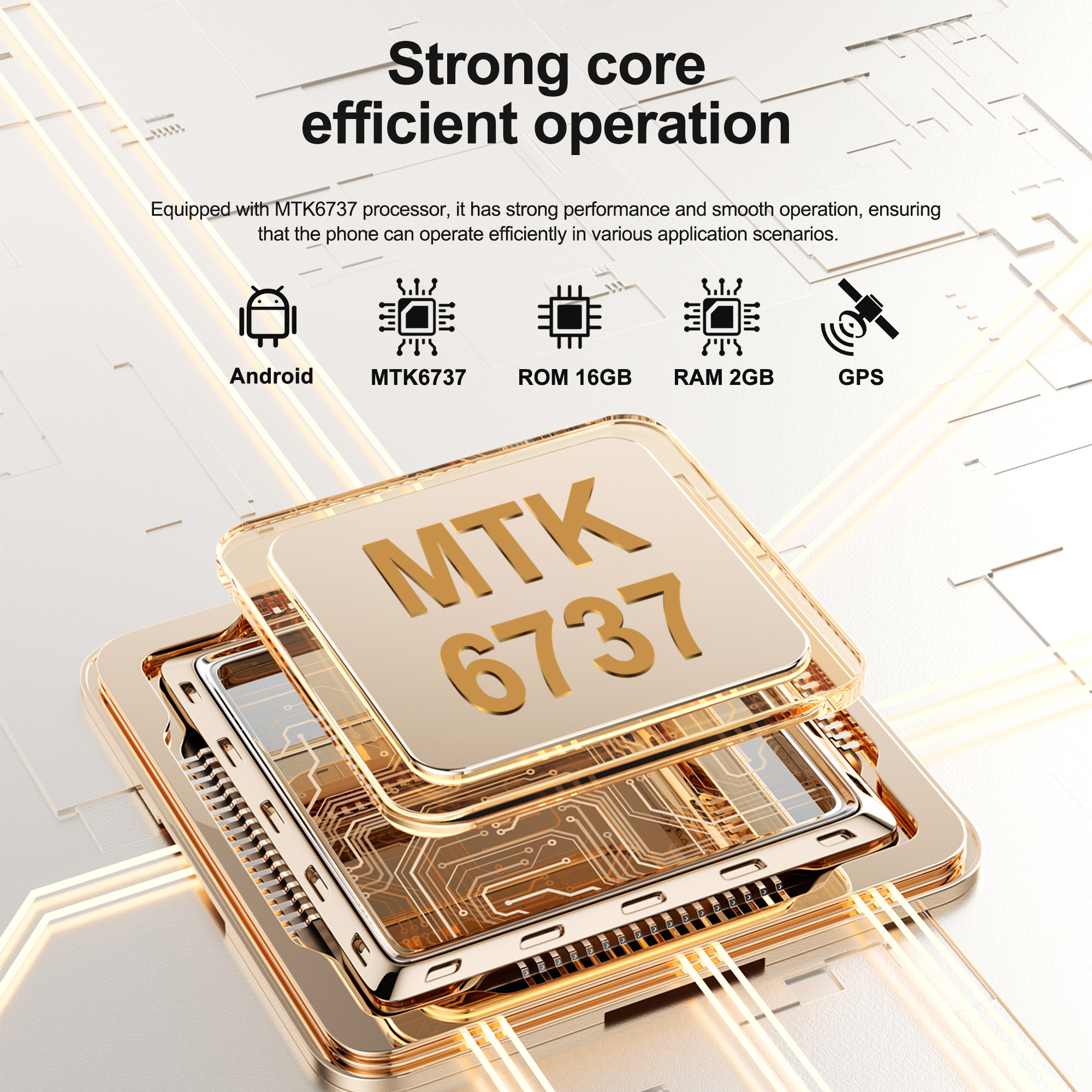 SERVO F25 PRO 4G Smartphone Android 8,1 OS 2 + 16GB ROM Cámara 2500mAh Dual SIM Botón de espera Teléfonos móviles inteligentes Google Play Store