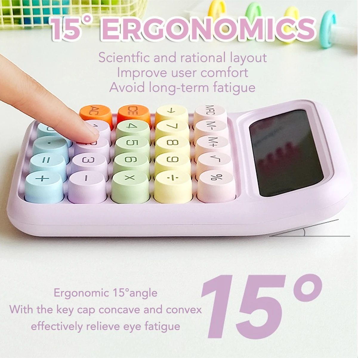 Calculator Dopamine Candy Color High Value Multifunctional Calculator for College Students Children Learning
