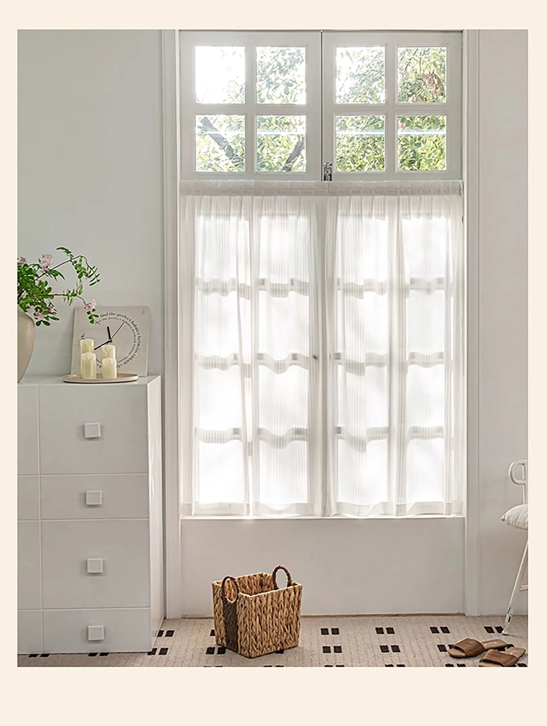 Cross-border Black Technology Velcro Self-adhesive polyester blinds with magnetic binding - limited time special offer