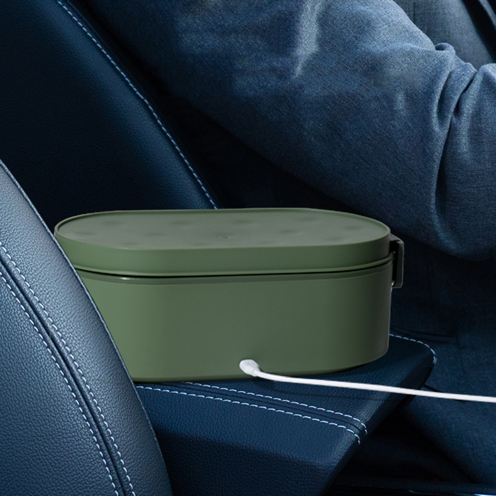 電気ミニ弁当箱 USB 充電食品ヒーターコンテナ車ホーム旅行ポータブル炊飯器ウォーマーステンレス鋼弁当箱