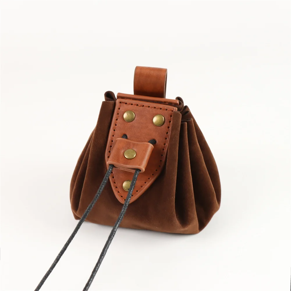 UYEE 중세 르네상스 벨트 가방 셀틱 바이킹 동전 주머니 Steampunk Drawstring 지갑 남성 여성 Larp Cosplay