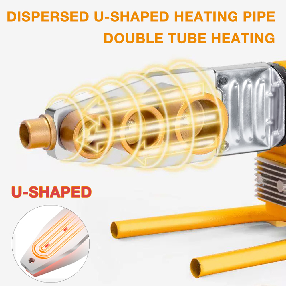 800/1000W Pipe Welding Machine 220V Pipe Welding Iron PB/PP/PE/PPR Pipe Welding Tools, Home Water Pipe Plastic Welding Tools