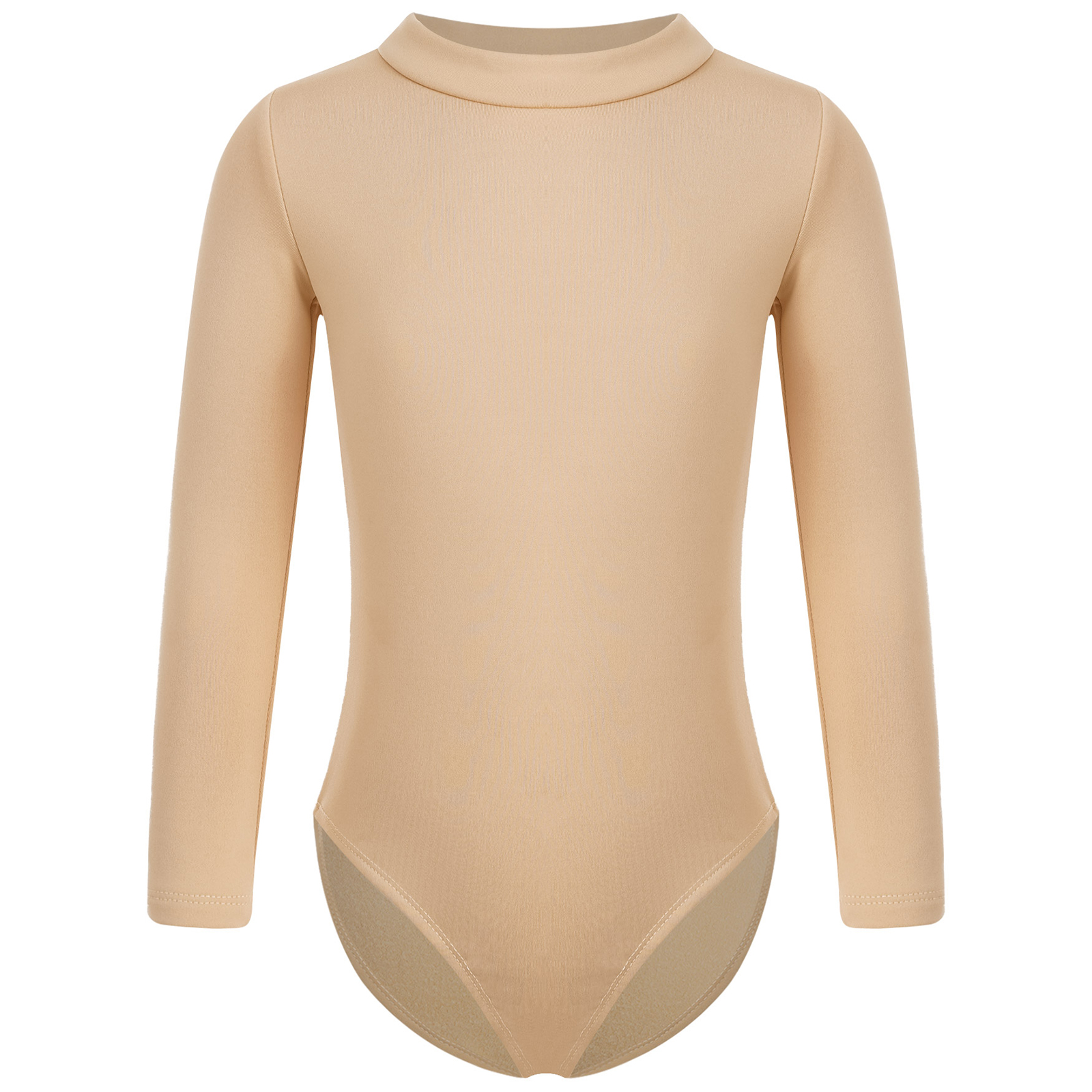 Leotardos de Ballet de manga larga con forro polar para niñas, Body de Color sólido, gimnasia, Ballet, entrenamiento de baile, disfraz de calentamiento