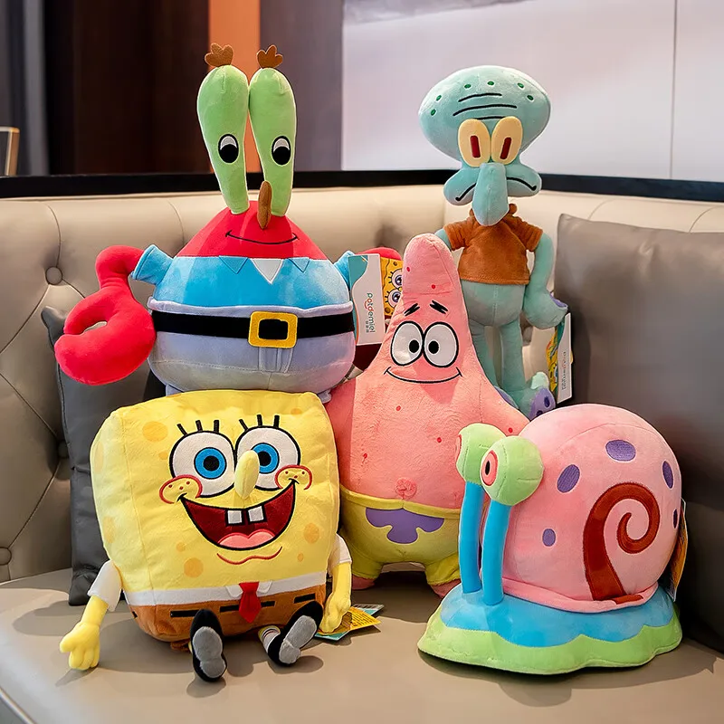 Anime Spongebob Squarepants Patrick Star Squidward Eugene H. Krabs Gary Kawaii Cartoon Knuffels Verjaardagscadeau Voor Kinderen