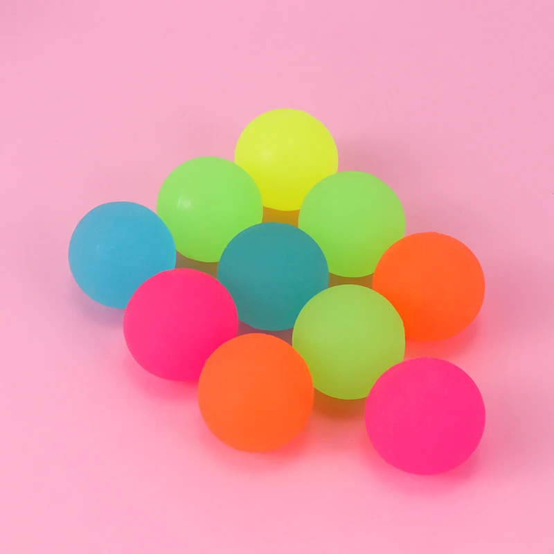15 ชิ้น/ล็อต High BOUNCE ลูกบอลของเล่นเด็กของขวัญ PARTY ตกแต่งเด็ก Bouncing Ball รูปแบบ Soild สี 2 สี BOUNCE Ball