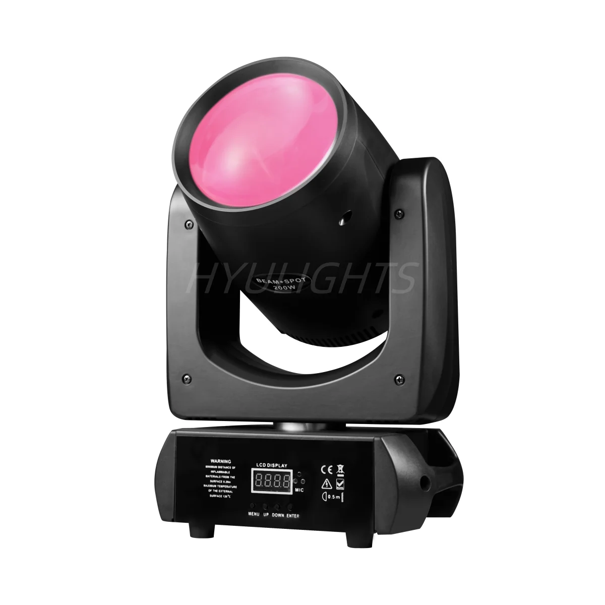 Mini led 200w feixe de luz de cabeça móvel e ponto 24 prismas rotativos 14 gobos e 11 cores roda dj iluminação de palco