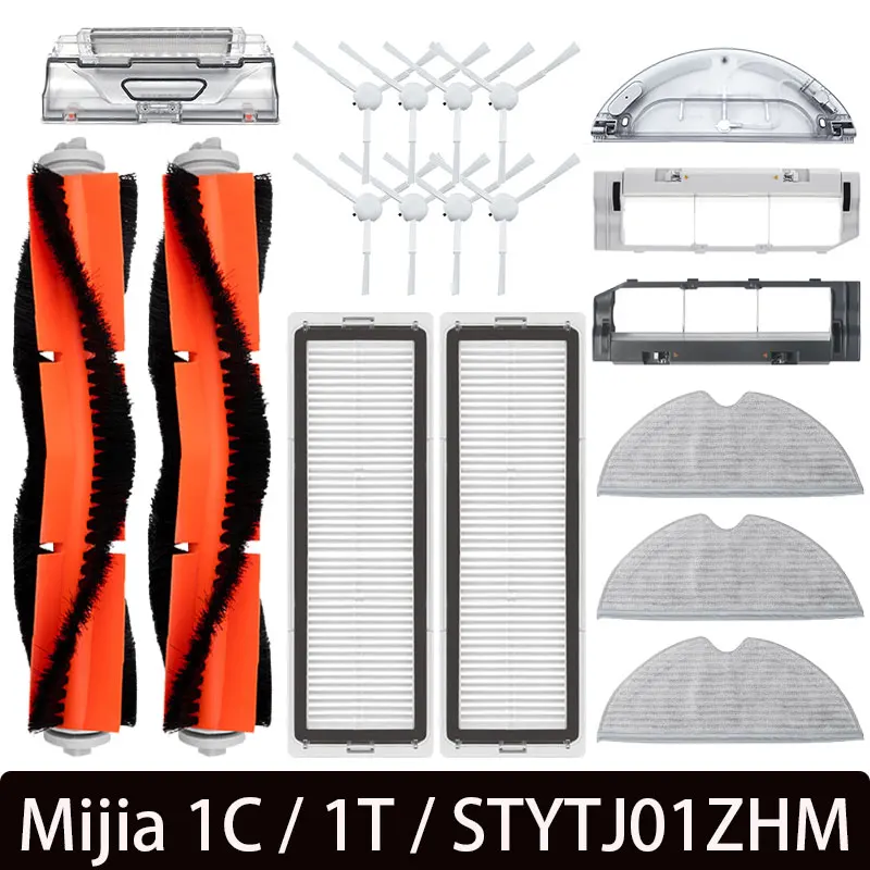 สําหรับ Xiao mi mi jia 1C 1T mi Robot Vacuum Mop Dreame F9 ตัวกรอง Hepa หลักแปรงด้านข้าง Mop ผ้าหุ่นยนต์เครื่องดูดฝุ่นอุปกรณ์เสริม