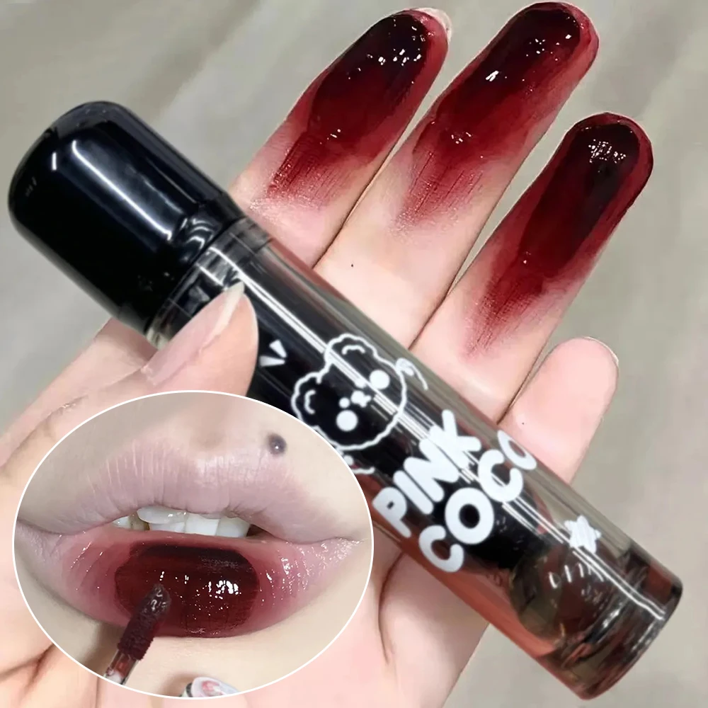 Pintalabios líquido de Chocolate mate, 6 colores, color marrón desnudo, larga duración, resistente al agua, pigmento de barro de labios desnudo de terciopelo, maquillaje coreano