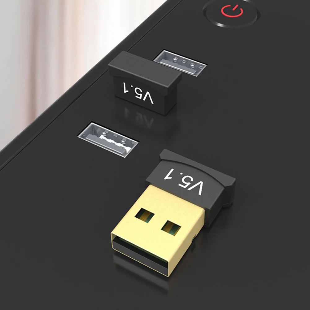 Bluetooth-совместимый адаптер, беспроводной передатчик громкой связи, приемник 2,4 ГГц, Bluetooth-совместимый 5.1, 5 В постоянного тока для портативных ПК