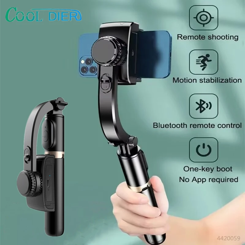 COOL DIER 2023, новый стабилизатор подвеса для телефона, беспроводной Bluetooth, палка для селфи, штатив, держатель стабилизатора, кронштейн для смартфона вживую