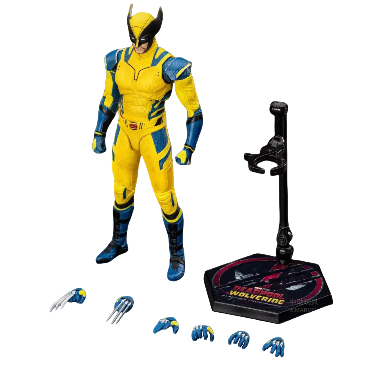ZD ของเล่น Deadpool & Wolverine Action ตัวเลข Deadpool Boxed Wolverine Collection ตัวเลขการกระทําสําหรับผู้ใหญ่ของเล่นเด็ก