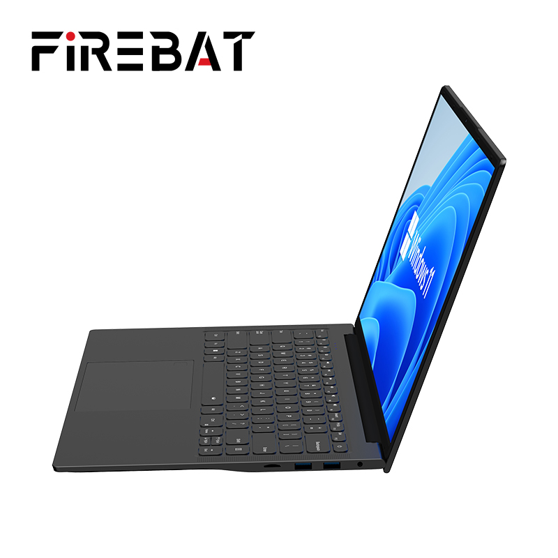 FIREBAT A16 16 인치 100% sRGB 울트라 슬림 DDR4 16G RAM 1TB 1920*1200 지문 휴대용 인텔 N100 N5095 노트북 노트북