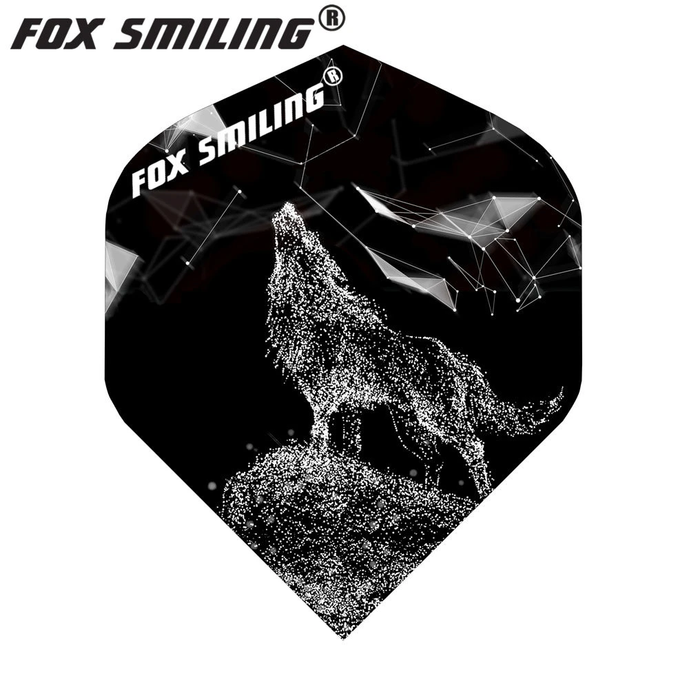 Fox Smiling 30 Uds dardos vuelos PET accesorios de dardos profesionales Dardos hojas de plumas juegos de dardos