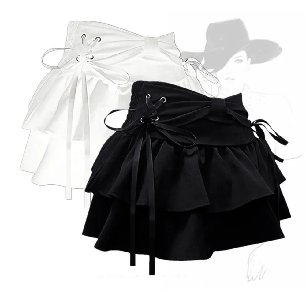 Nieuwe Mode Vrouwen Hete Meid Sweet Kawaii Strik Vintage Y 2K Kleding Amerikaanse Streetwear Sexy Zomer A-Lijn Gothic Mini Denim Rokken