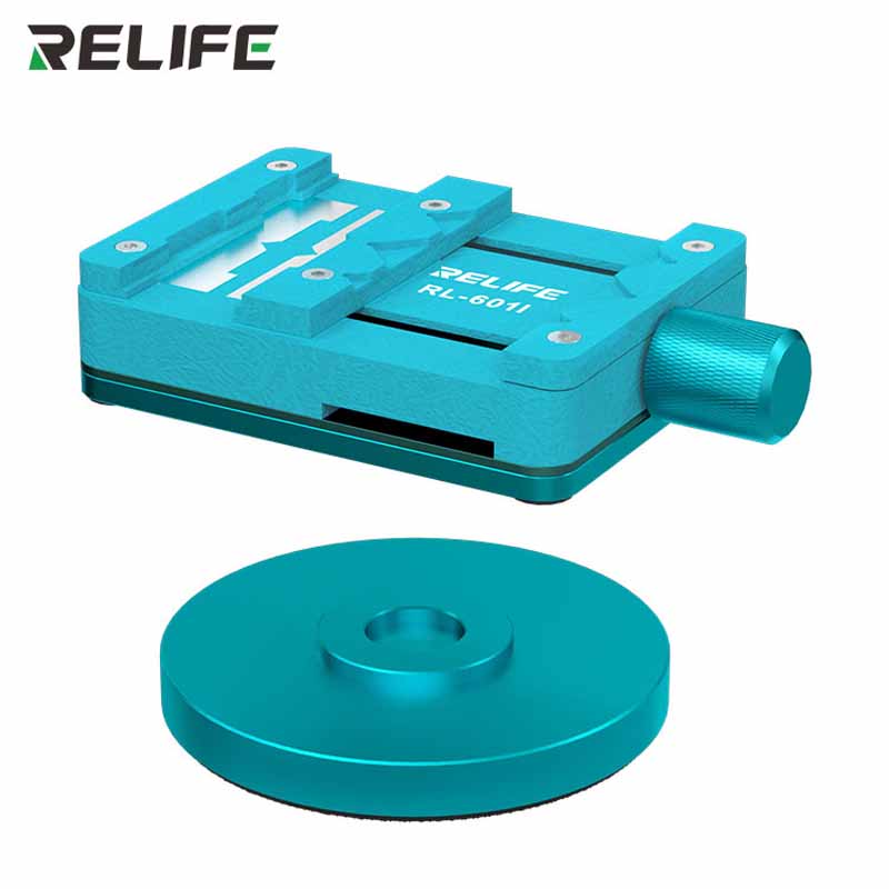 RELIFE RL 601I Bo Mạch Chủ Chip Sửa Chữa Mini Xoay Đèn Có Thể Tháo Rời Bàn Xoay Điện Thoại PCB Đa Chức Năng Kẹp Chip BGA Jig