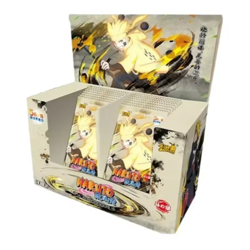 KAYOU 本物のナルトコンプリートシリーズカードブースターパックアニメフィギュアレアコレクションカードフラッシュカードのおもちゃ子供のためのクリスマスギフト