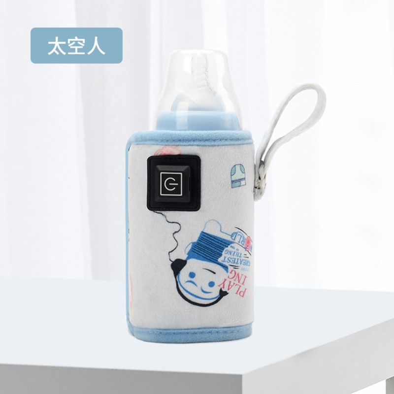 Bình Sữa Ấm Hơn Bình Sữa Giữ Nhiệt Du Lịch Ấm Bao Sữa Công Thức Nước USB Nóng Ngoài Trời Bình Ấm Trang Sức Giọt