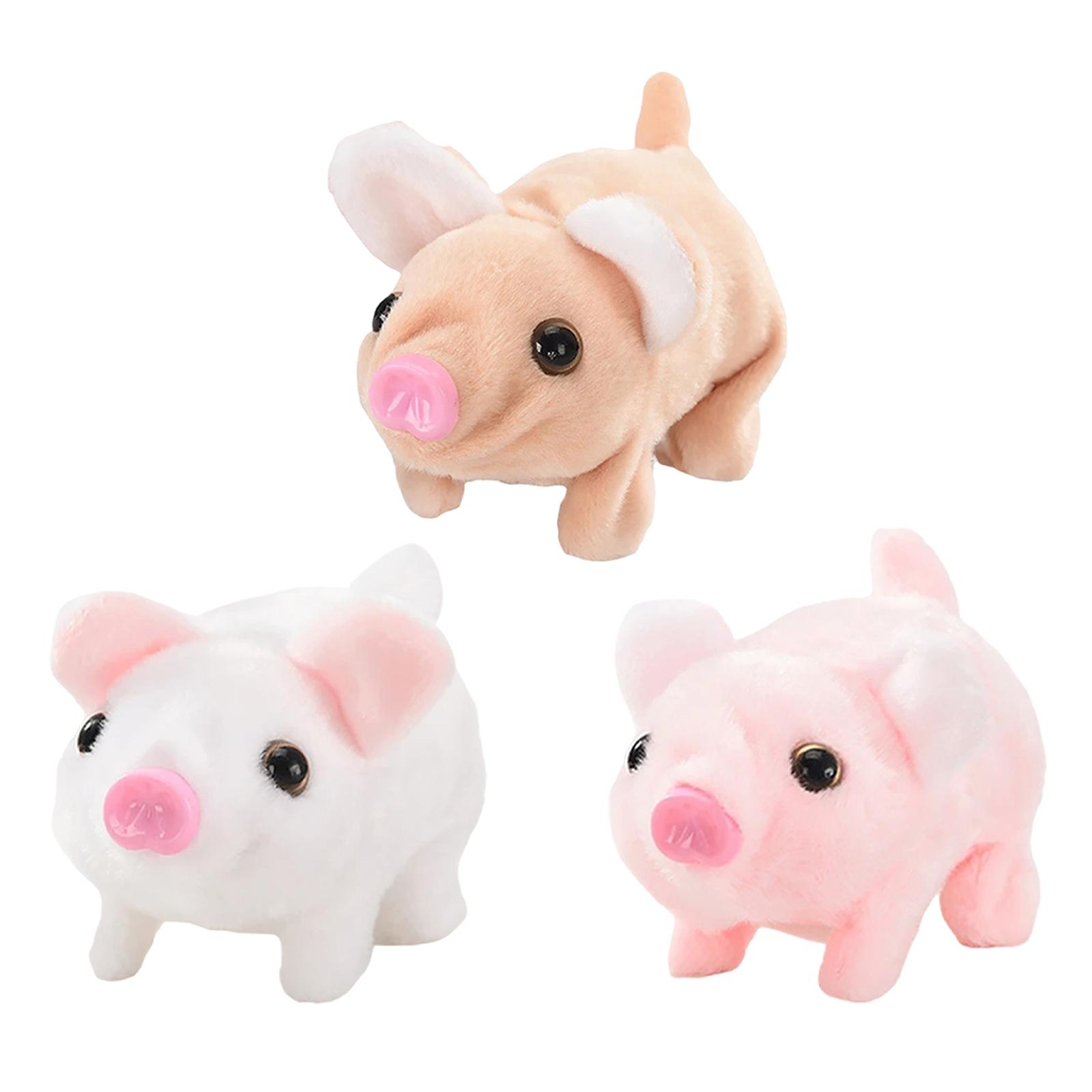 Electric Plush Pig Toy Can Walk Make Sound for Kids Birthday Gift Toddlers