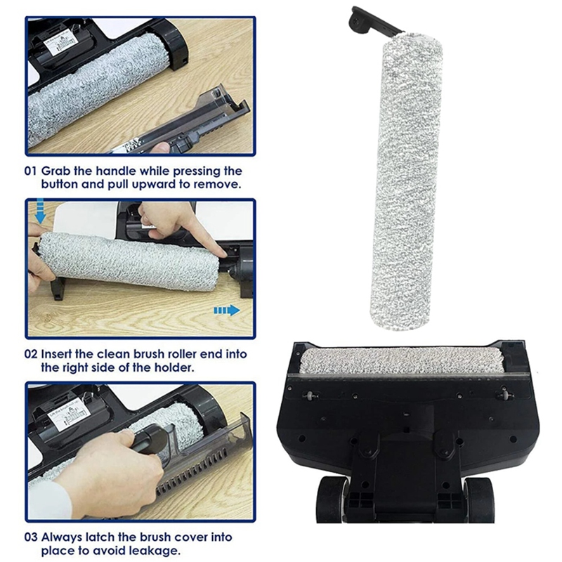 Untuk Dreame M12/M12 Pro sikat utama Filter Hepa dapat dicuci mesin lantai cuci vakum Cleanner suku cadang pengganti