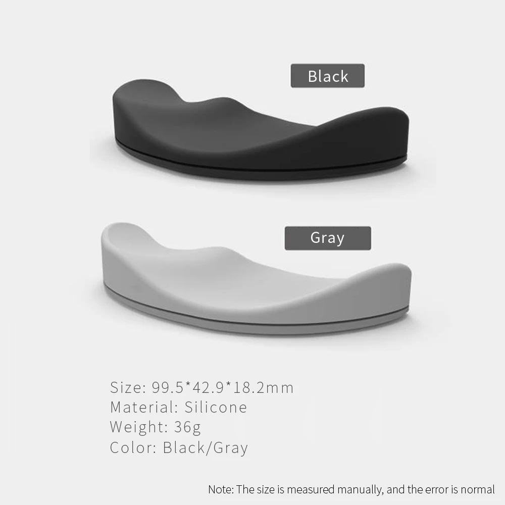 Left Hand Mouse Wrist Silicone Pad for Logitech MX Master 3S Wrist Protector Support Mat Palmar Pad