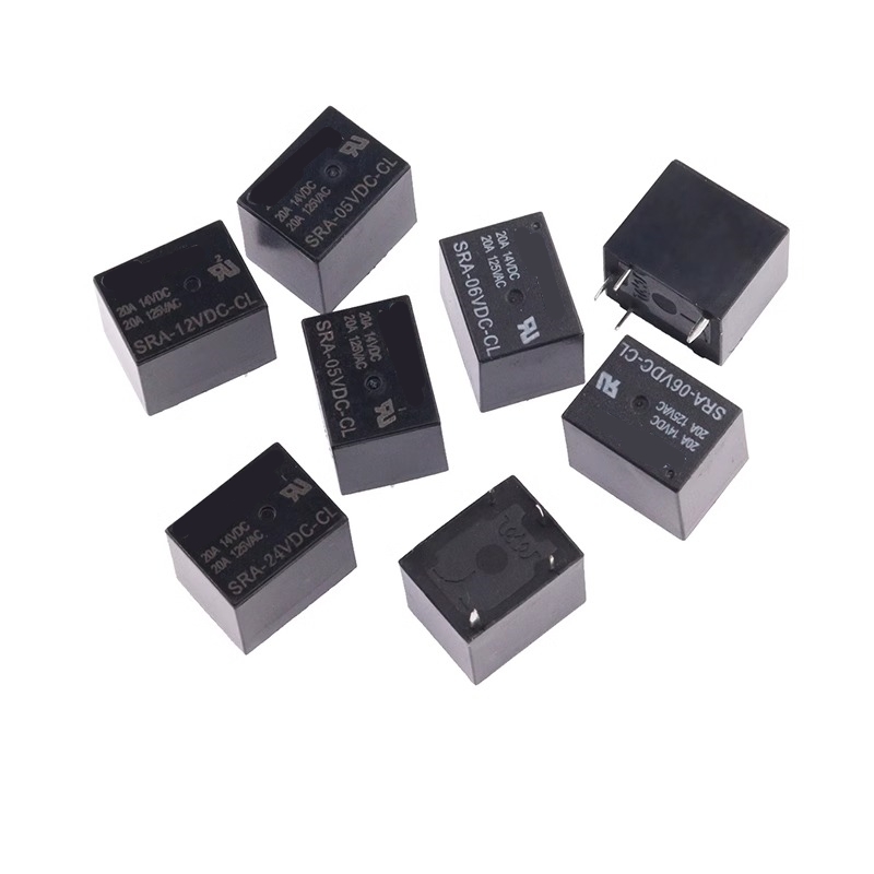 5 10 20 Stuks 5V 12V 24V 20a Gelijkstroom Relais SRA-05VDC-AL-Cl SRA-12VDC-AL-Cl SRA-24VDC-AL-Cl 4pin 5pcb Type Auto Relais