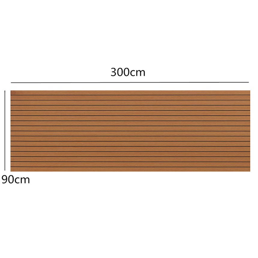 3000x900x6mm Self-Adhesive EVA Foam Marine Boat Yacht Flooring Faux Teak Decking Sheet Pad Boat Decking Decor Mat