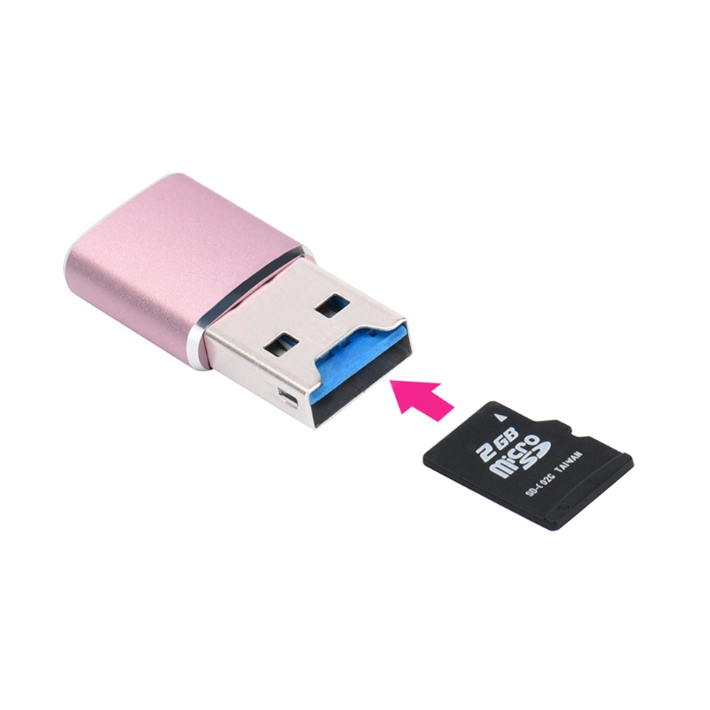 USB-Speicherkartenleser-Hub 3-in-1 5 Gbit/s USB 3.0-Adapter mit USB 3.0-Anschlüssen, Micro-SD Micro SDXC TF für Mac Book Pro