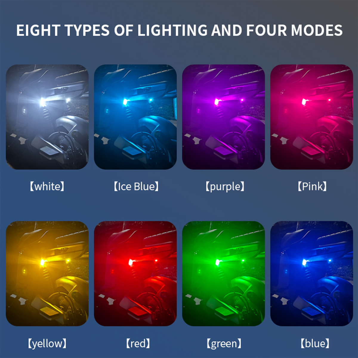 Luzes estroboscópicas de aeronave led rgb, luzes para motocicleta, posição de flash, luz sem fio, avião, helicóptero, luzes de advertência