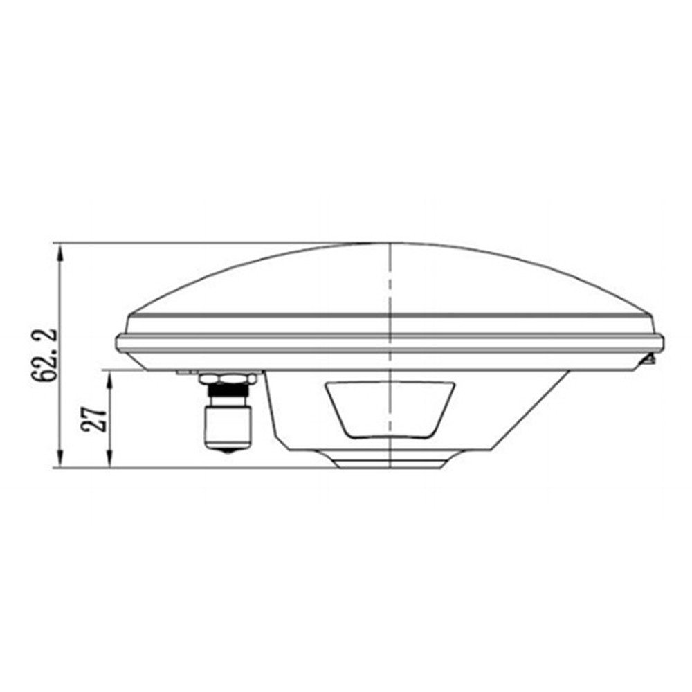 Bynav sistema completo RTK-GNSS BY500 antena para topografía gps antena activa GPS GLONASS BeiDou GALILEO L1 L2 L5 RTK antena