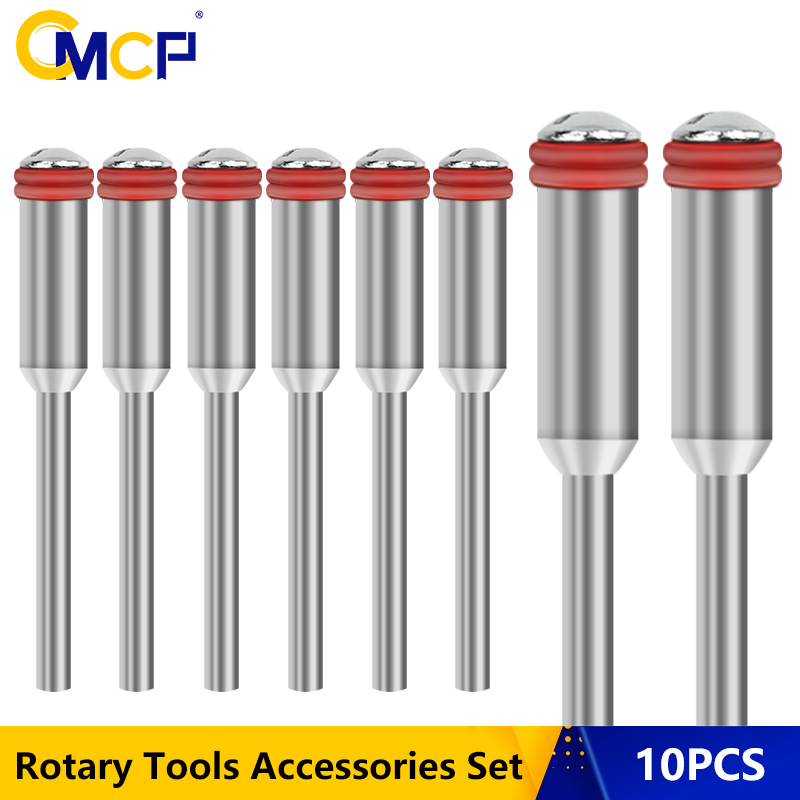 CMCP Disc Mandrel 10 ชิ้น/เซ็ต 2.35/3.0 มม./สกรูเหล็ก Mandrel Shank เครื่องตัดสําหรับ Dremel โรตารี่อุปกรณ์เสริมเครื่องมือ