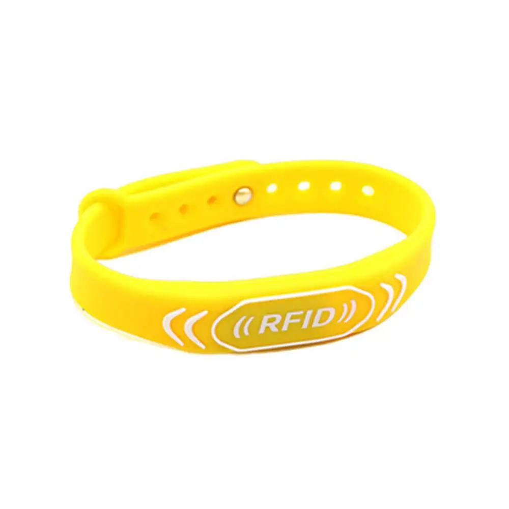 1 Chiếc 125KHZ EM4305 T5577 5200 Rewritable Chống Thấm Nước Có Thể Điều Chỉnh Dây Đeo Tay RFID Dây Silicone Vòng Tay Trống Dữ Liệu Keyfob