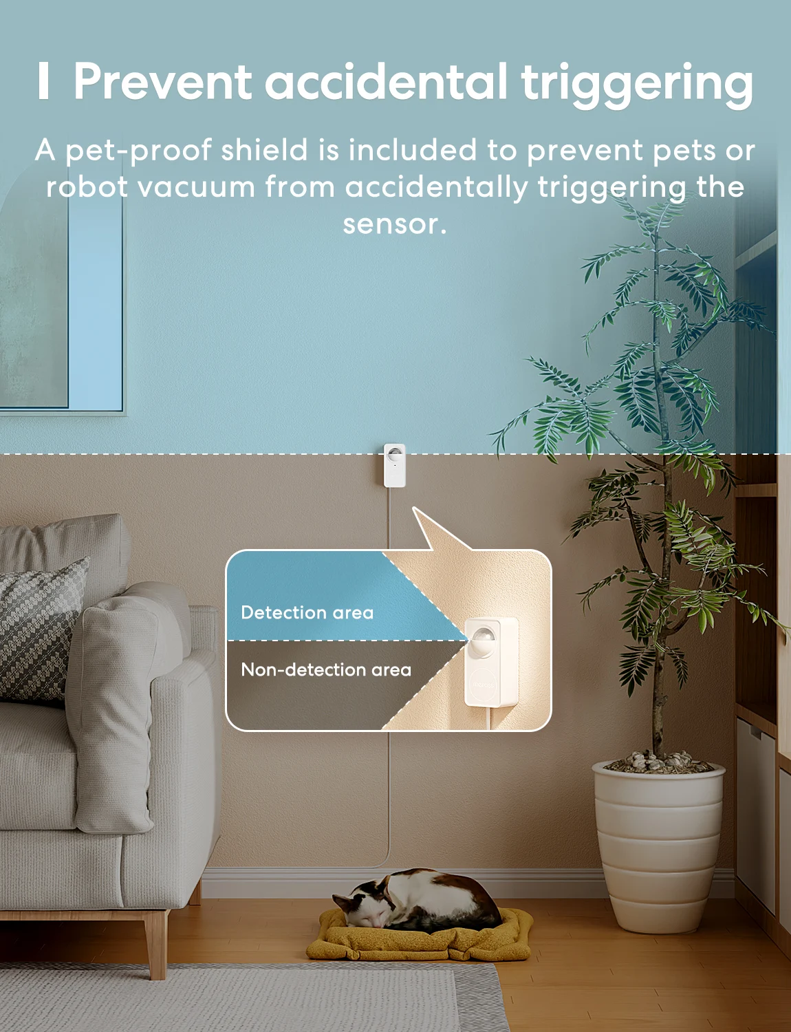 Meross UE/EE. UU. Matter WiFi Sensor de presencia humana Detector de Radar con Sensor de detección de luminancia/distancia para hogar inteligente