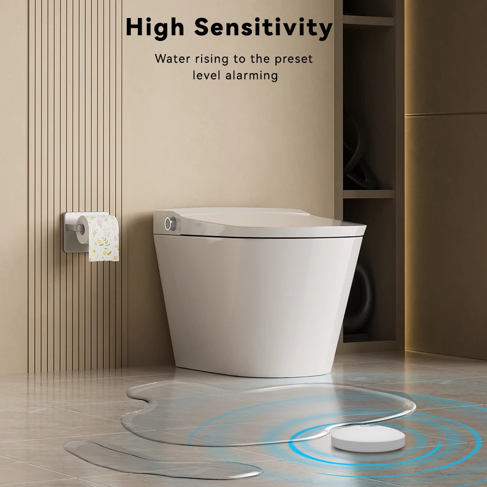 MEIAN 4pcs Water Leakage Sensor Flood Water Leakage Detector WIFI Zigbee App Remote Monitoring Support Smart Home Security Alarm