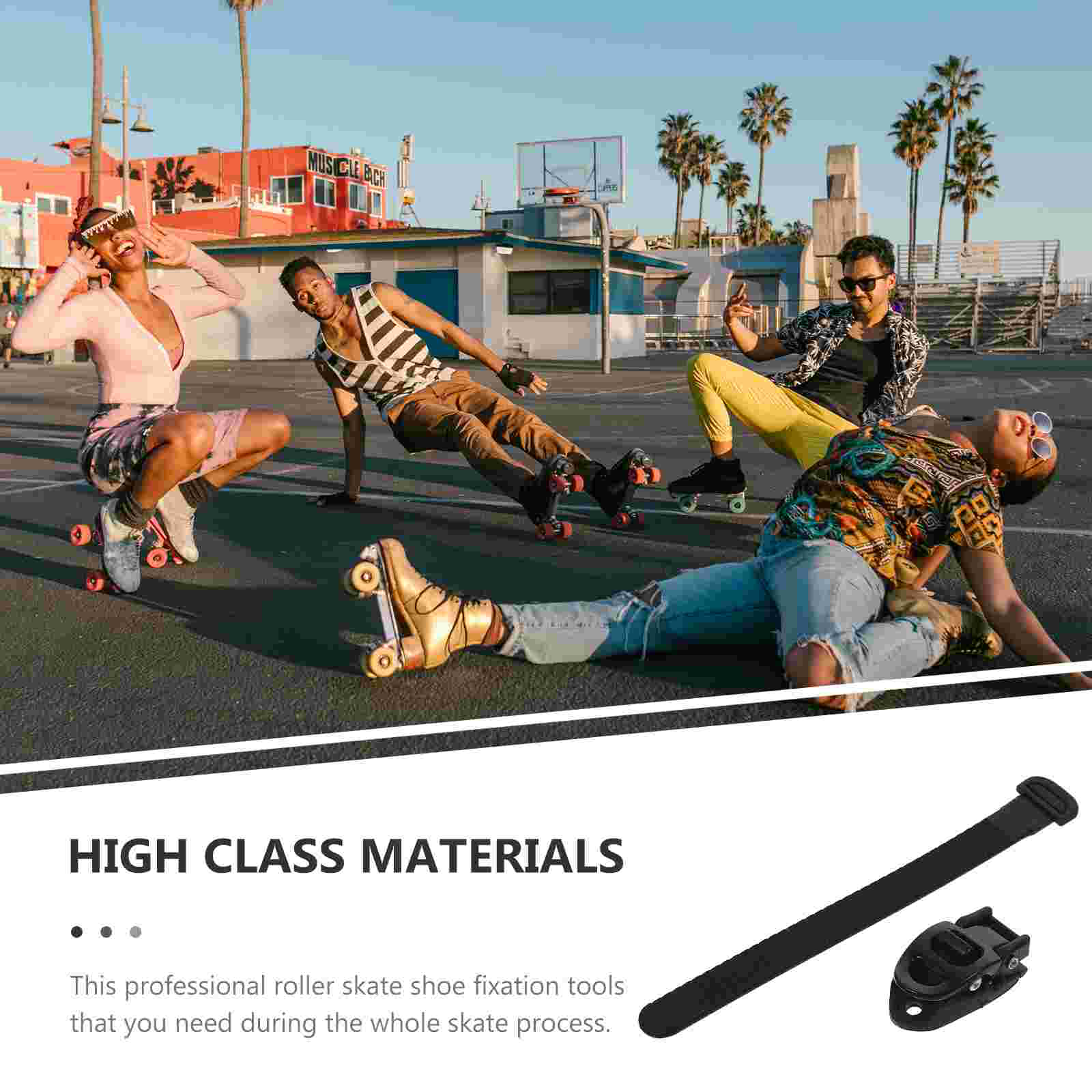 Replaceable Skate Shoe Buckles Straps Roller Skate Shoe Accessories Sturdy Inline Skating Energy Strap Scooter Parts Accessory