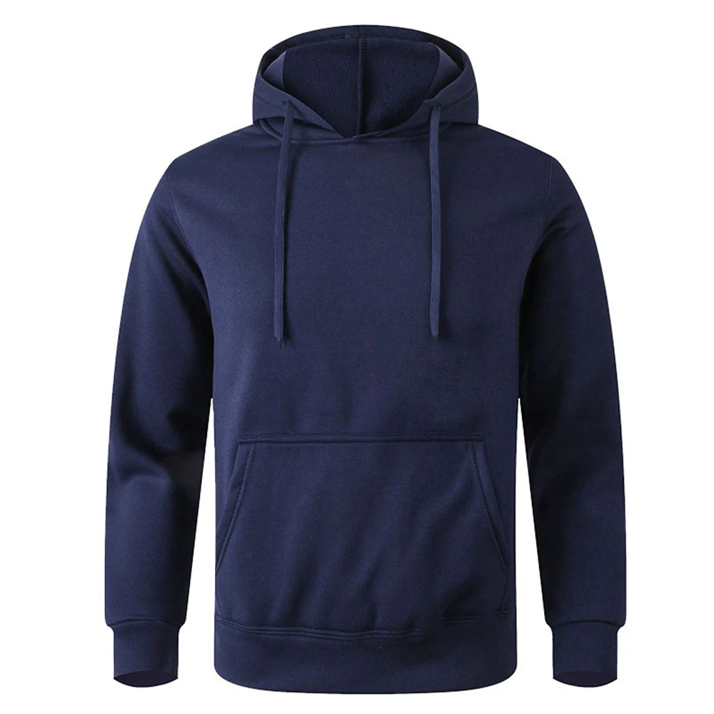 Sudadera cálida para hombre y mujer, ropa informal de Color sólido, jerséis deportivos, sudaderas con capucha con bolsillo para Fitness, multicolor