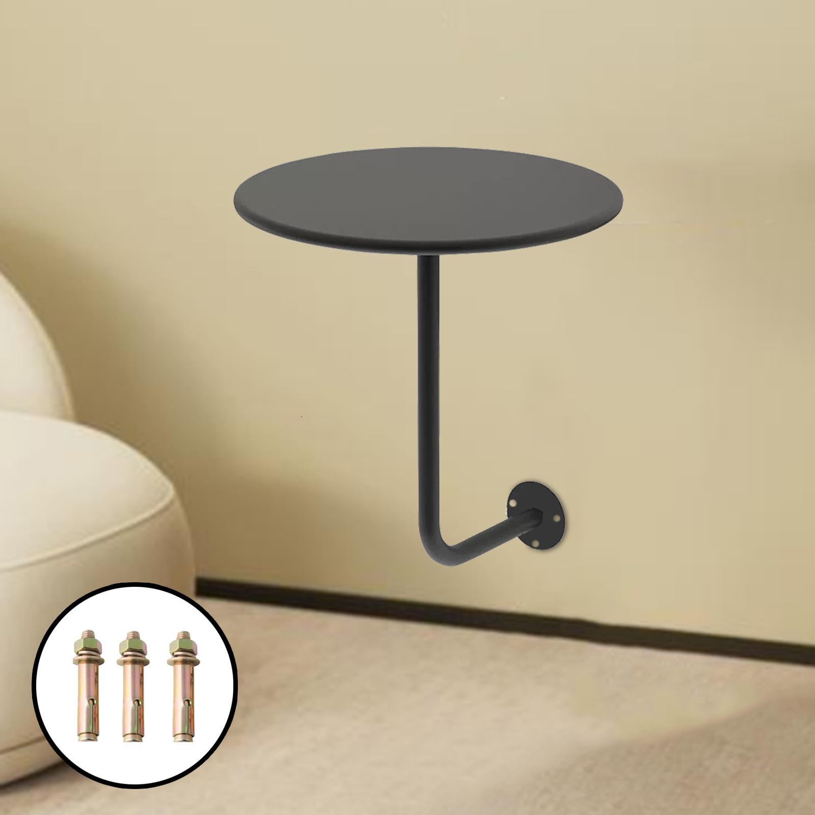 Pub Table Counter Dessert Desk Round Table Nordic Wall Mount Coffee Tea Table for Shop Office Home Living Room Small Space Room