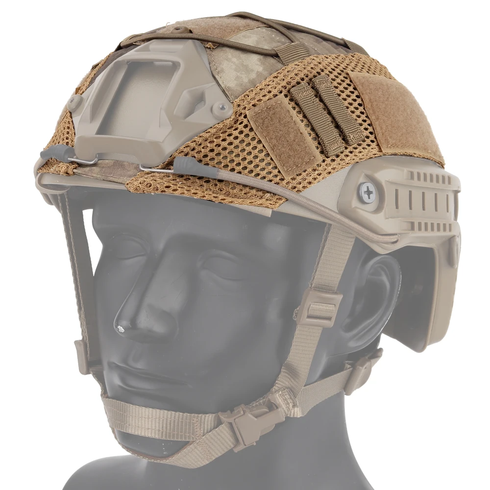 Sport helm abdeckung Jagd schießen Airsoft Helm abdeckung Mesh Paintball Helm abdeckung für Ops-Core pj/bj/mh schnelle Helm abdeckung
