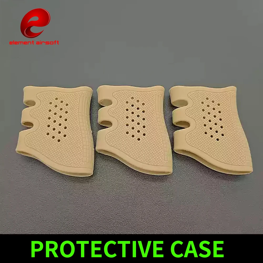 Guante antideslizante con agarre de goma para pistola táctica, accesorios tácticos de caza para Glock 17 19 20 21 23 31 32