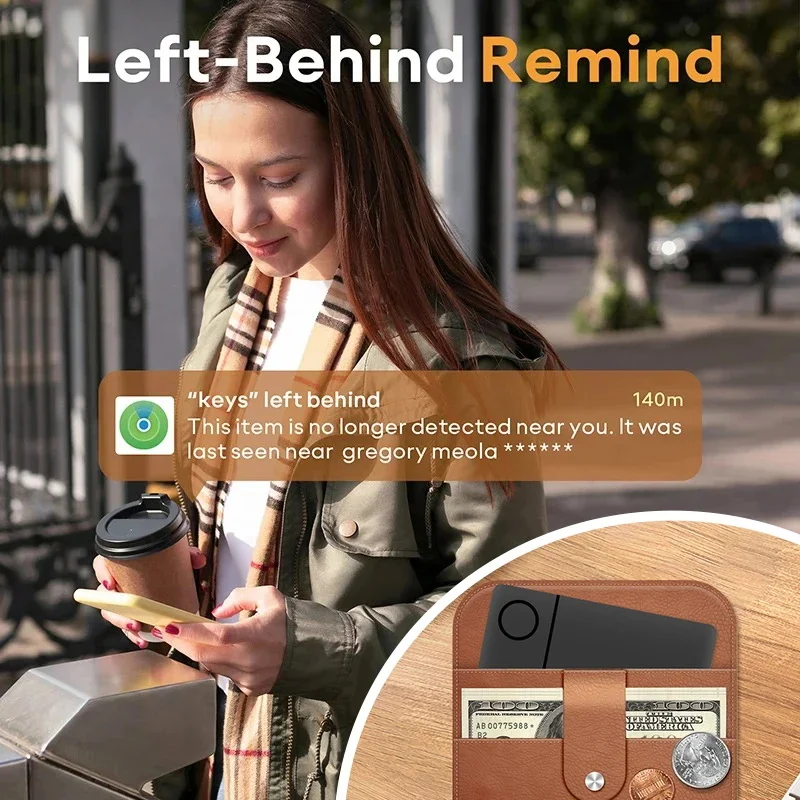 Voor Apple Smart Locator Gps Tracker Positionering Tag Bagage Paspoort Portemonnee Bluetooth Anti-Verlies Kaart Apparaat Werkt Met Vind Mijn