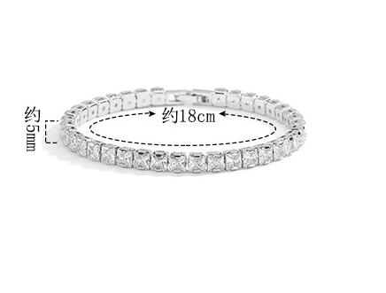 Pulsera de tenis de moissanita de oro macizo de 18K y 14K para mujer, pulsera redonda de lujo de Plata de Ley 925 D VVS1 para compromiso