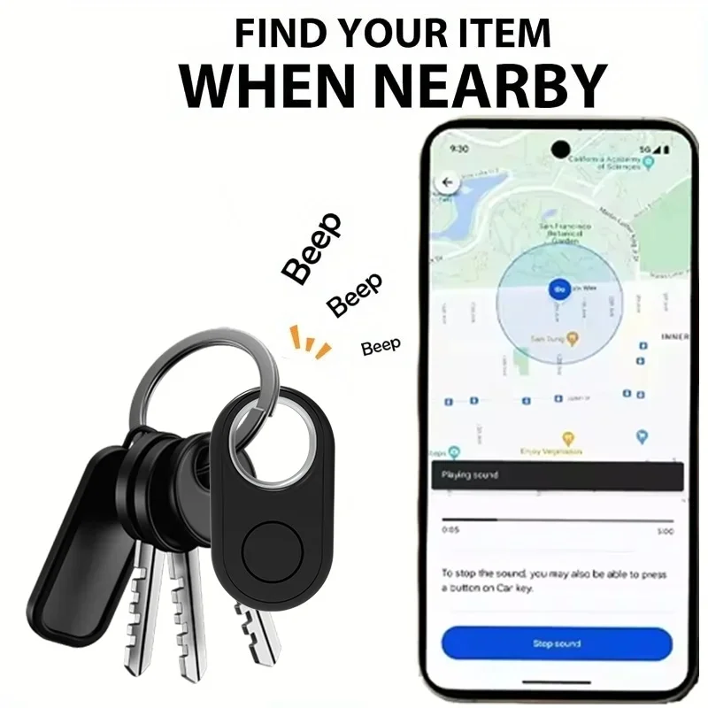 GPS Tracker for Android Devices Locator Work With Google's Find Hub App Pet Smart Tag for Samsung Pixel Cellphones Key Finder