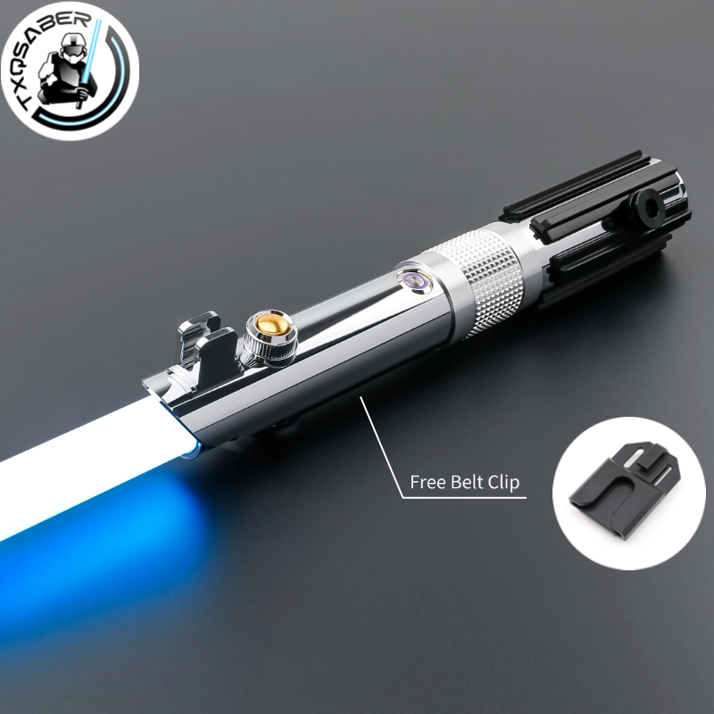 TXQSABER Anakin SE Lichtschwert Proffie 2,2 bord Smooth Swing Metall Griff Mit LED Streifen Klinge SD Karte Skywalker Cosplay Spielzeug