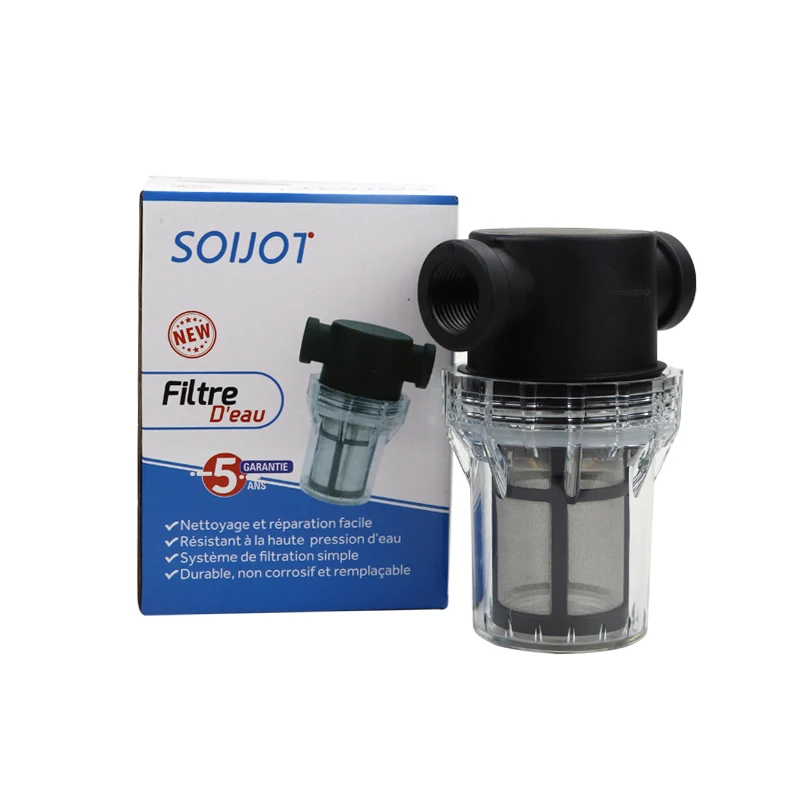 정원 급수 필터 플라스틱 관개 시스템, 1/2 인치, 3/4 인치, 1 인치, 정수 프리필터, 양식 가정용 수도관 필터