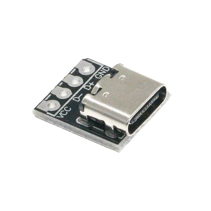 La placa de conversión de energía de alta corriente USB3.1 16P a 2,54 se inserta en ambos lados de la placa de prueba de base TYPE-C