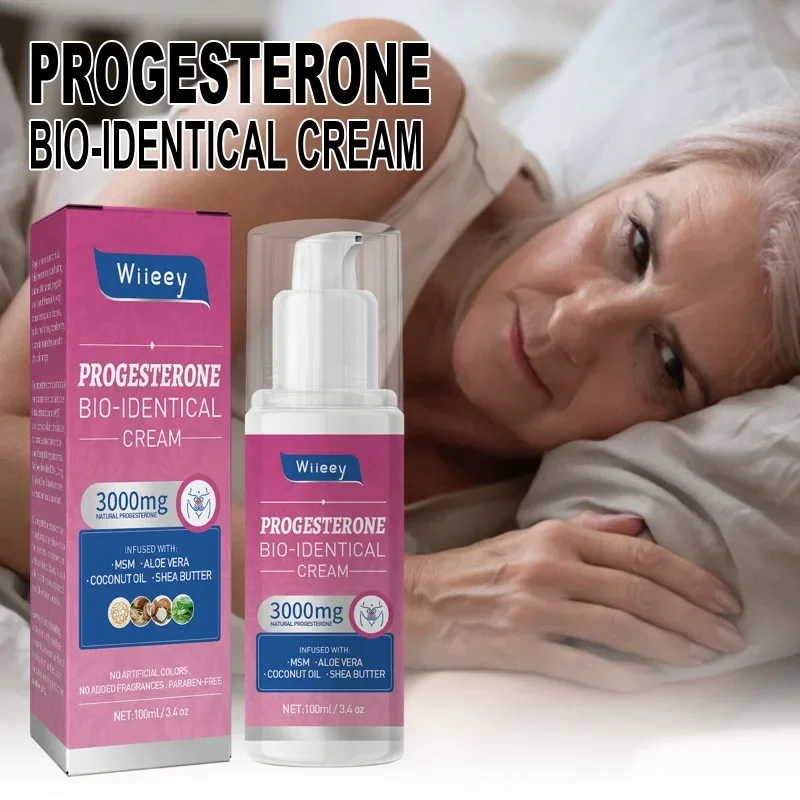 Krem łagodzący estrogen dla kobiet równowaga menopauzy estrogen hormony żeńskie krem ​​z progesteronem zmniejsza zmiany nastroju produkt niepokojowy