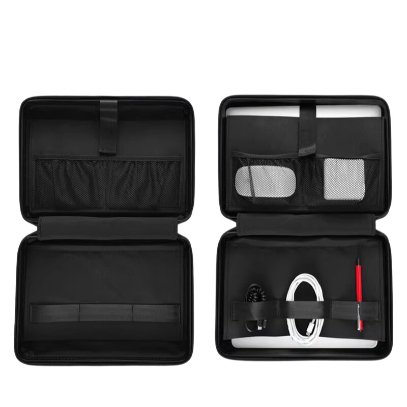 Professional Waterproof Hard Shell Crossbody Bag for MacBook Pro/Air & iPad Pro | Shockproof Laptop Case with Tablet Sleeve